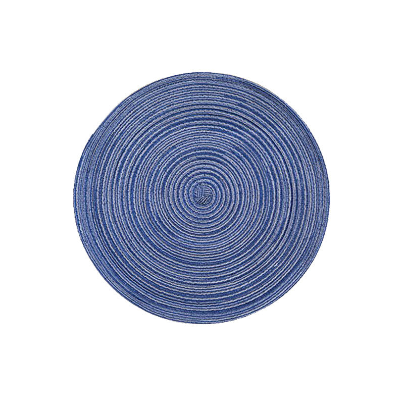 Round Ramie Woven Coaster and Cotton Yarn Placemat