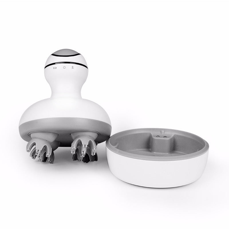 Electric Scalp Massager with Multi-Function Grip Tool