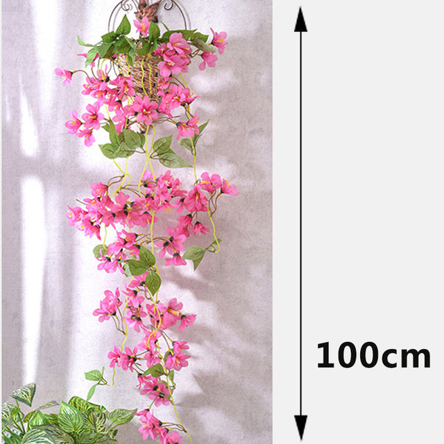 Simulated Jasmine Wall Decoration for Living Room