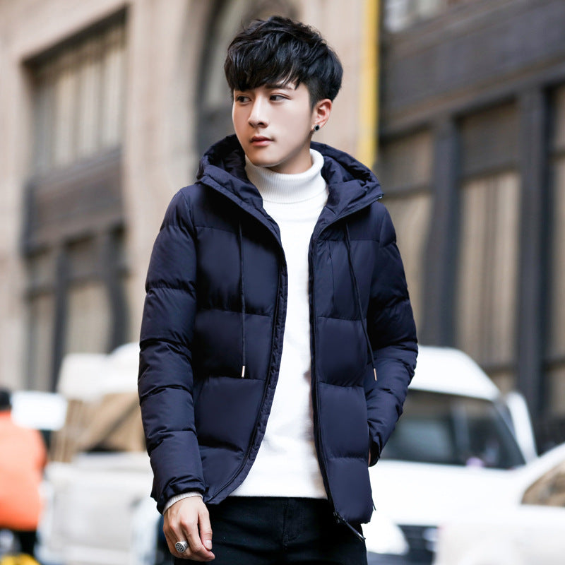 Men's Short Cotton Jacket 2019 Winter Korean Style