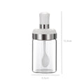 Moisture-Proof Glass Salt Shaker for Kitchen Use