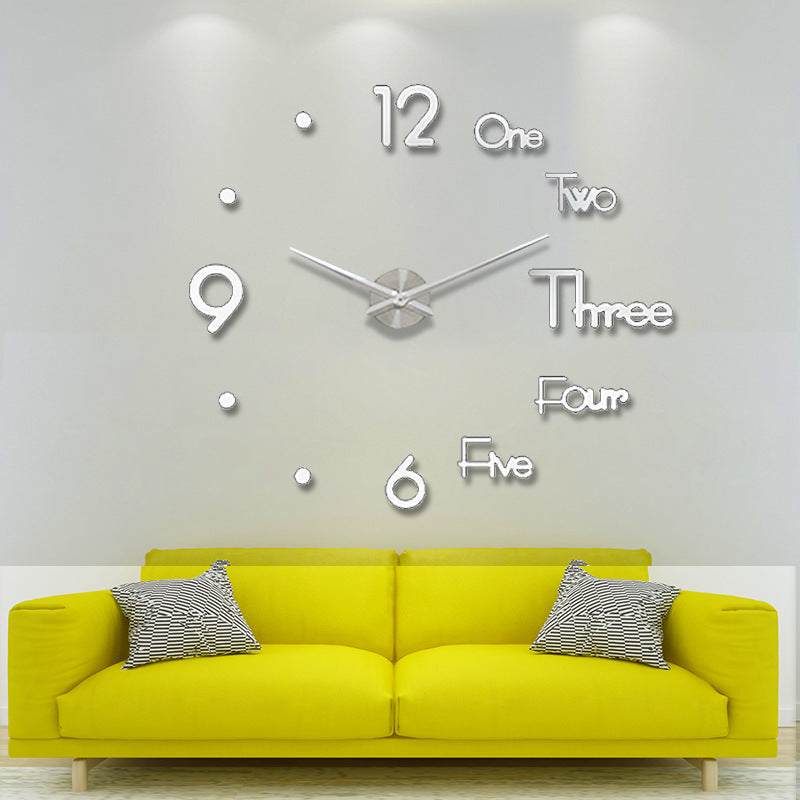 Minimalist Round Wall Clock - Nordic Style Quartz Silent