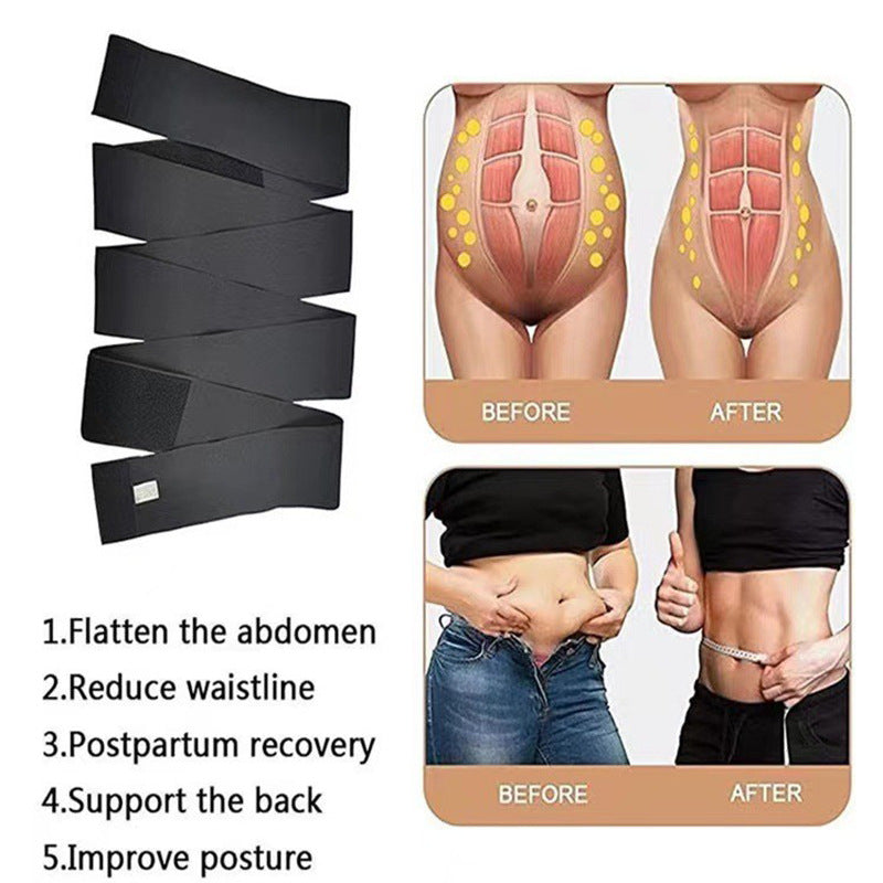 Postpartum Waist Trainer Belt for Women - Elastic Support