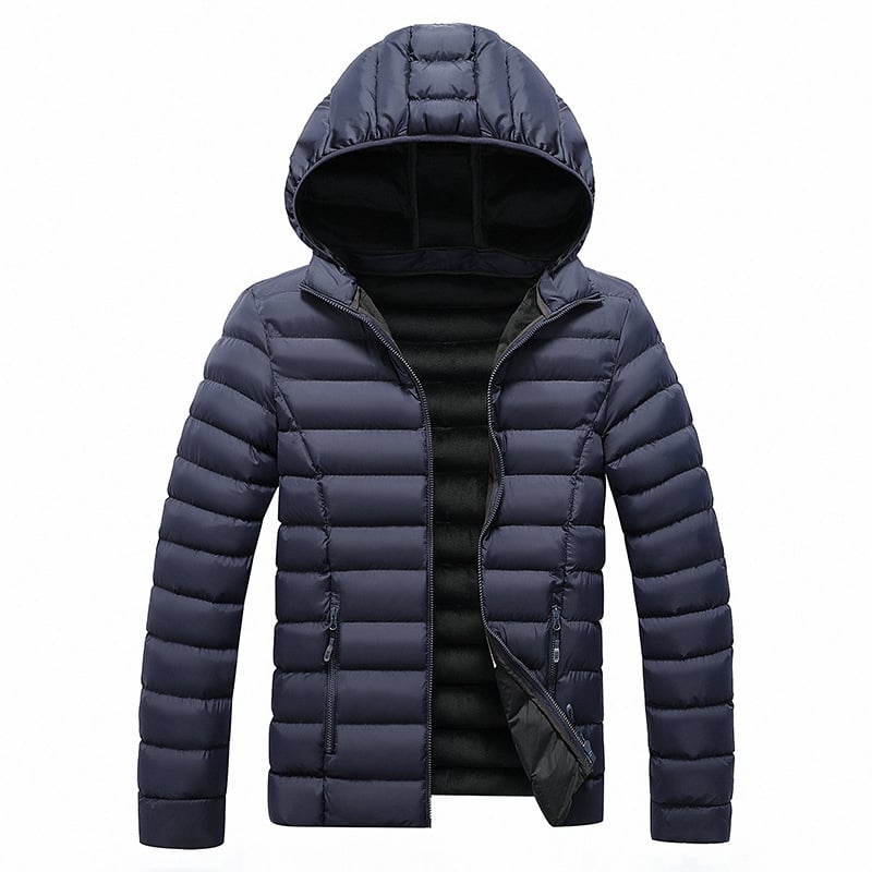Men's Plus Velvet Thick Cotton Winter Jacket