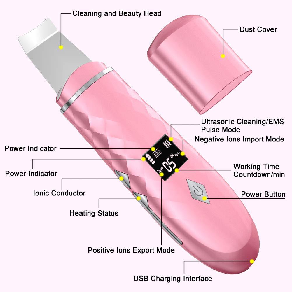LCD Blackhead Remover and Facial Cleansing Device