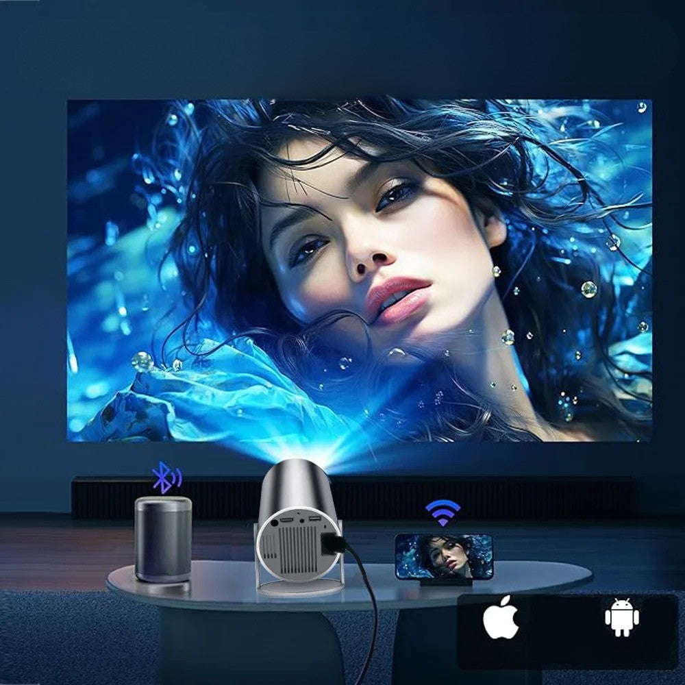 Portable 4K Projector - Home Cinema Outdoor Projector